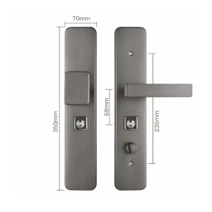 Gove S350 Door Lock – Stainless Steel Handle with 6068 Multi-Latch Lock Body