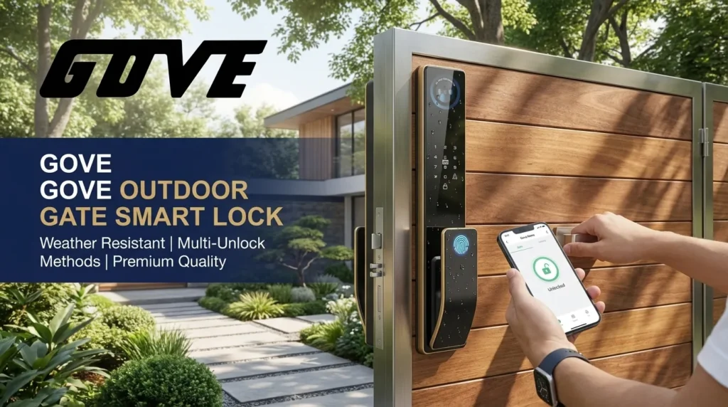 outdoor gate smart lock