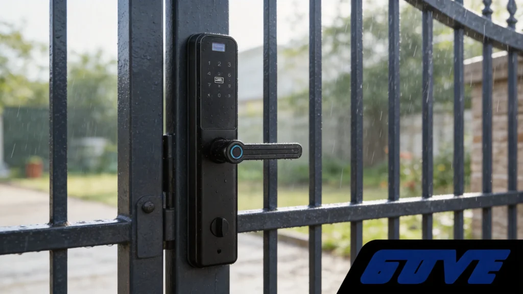 weatherproof smart lock for outdoor gate