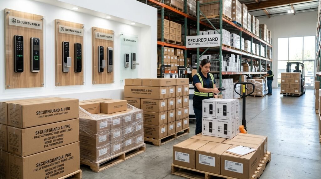 fully automatic video smart door lock wholesale